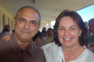The President of Timor-Leste, HE Jose Ramos-Horta and Rae Kingsbury  